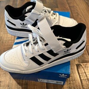 Adidas Originals Forum Low Shoes White/Black Mens 11.5 Worn Once!